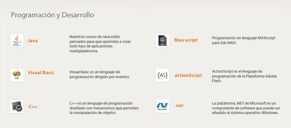 Nuestros Cursos de Computación